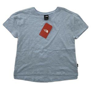 The North Face Women's Short Sleeve Emerine Top T-Shirt Angel Falls Blue Size XS